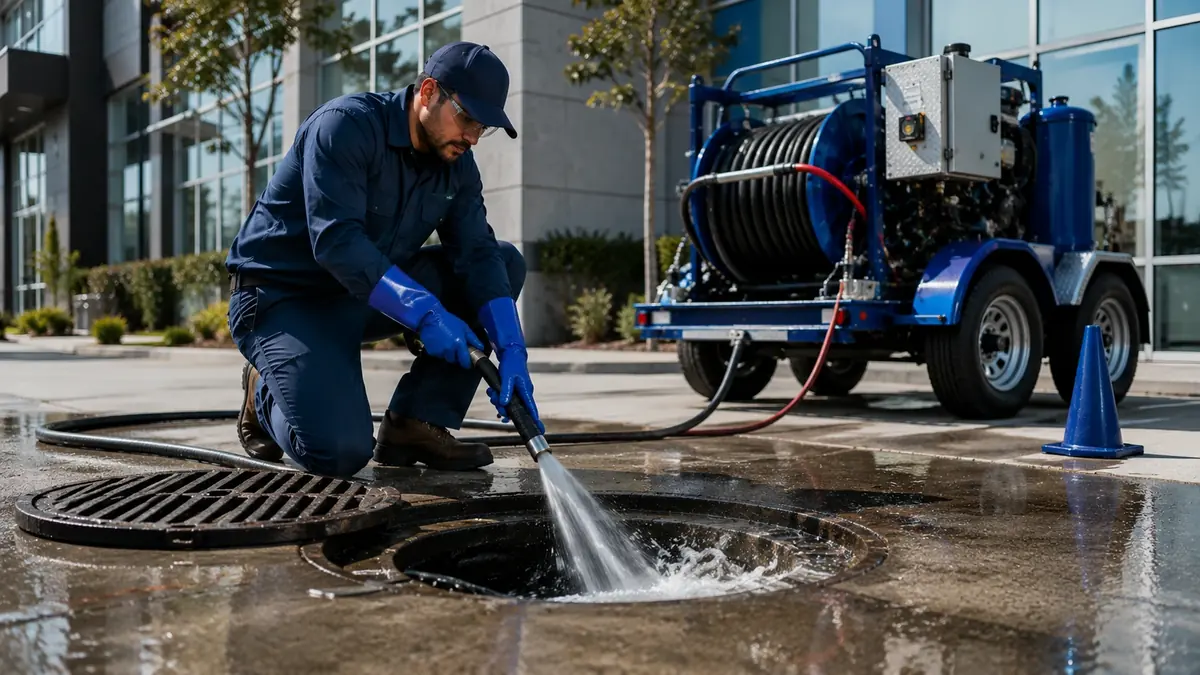 Commercial Hydro Jet Drain Cleaning in Norco