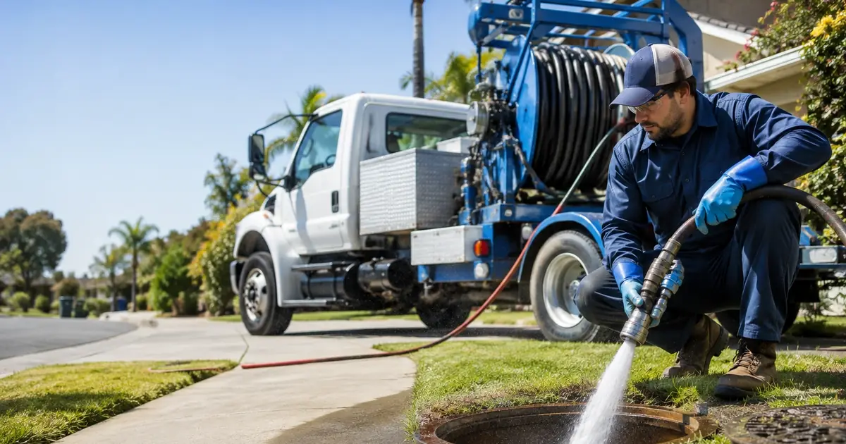 Hydro jet sewer cleaning Norco