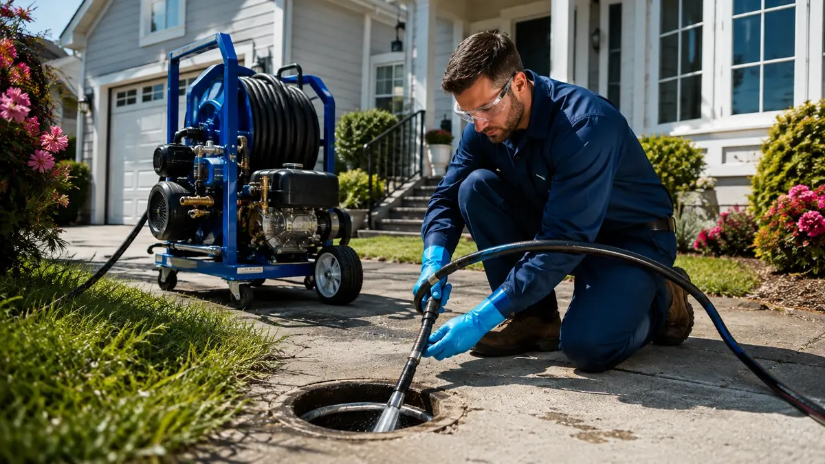 Residential Hydro Jet Drain Cleaning in Norco