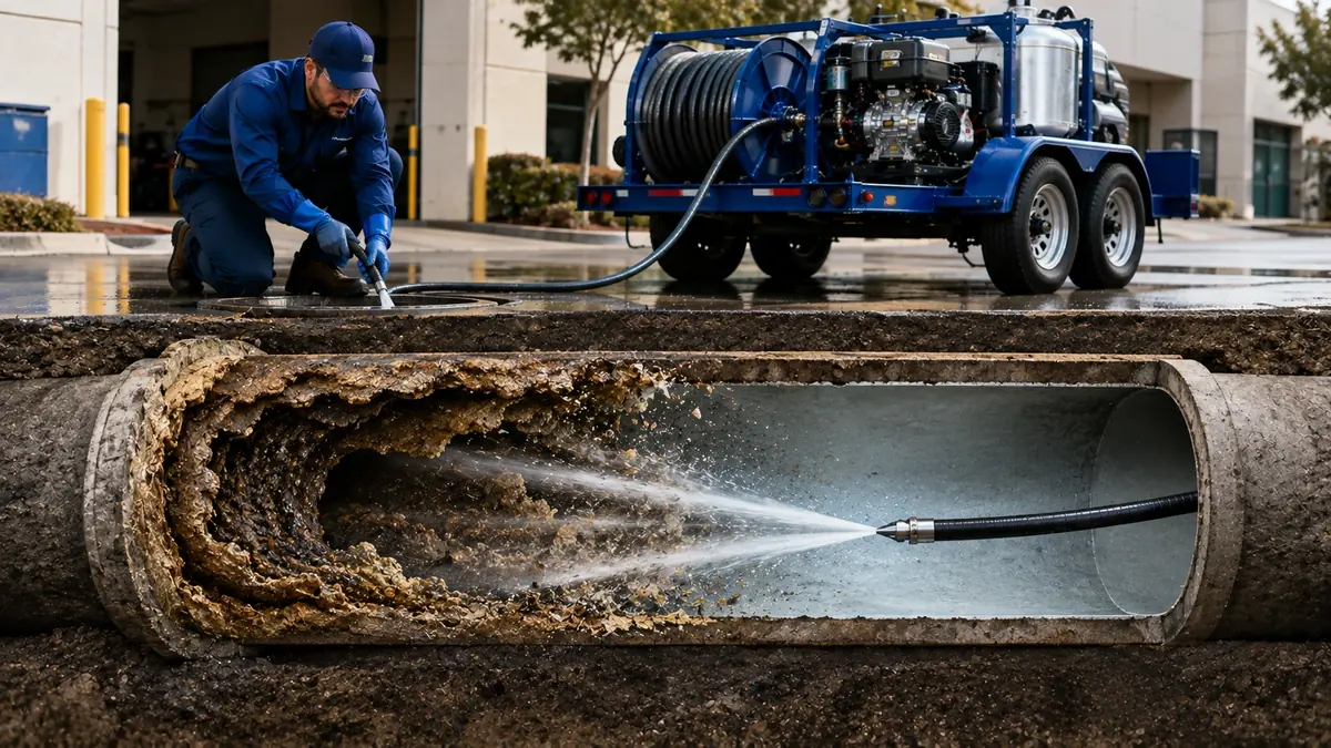 Sewer Pipe Descaling in Norco